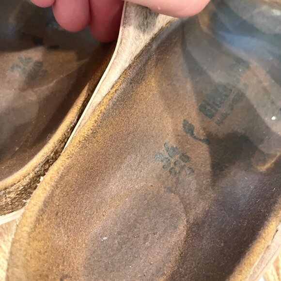 Birkenstock Arizona Kids Birko-Flor Electric Metallic Copper Sandals EU 34/ US 3 - Picture 8 of 13